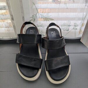 Miz Mooz Leather Backstrap Sport Sandals - Paislee Size 40 (US 9-9.5)